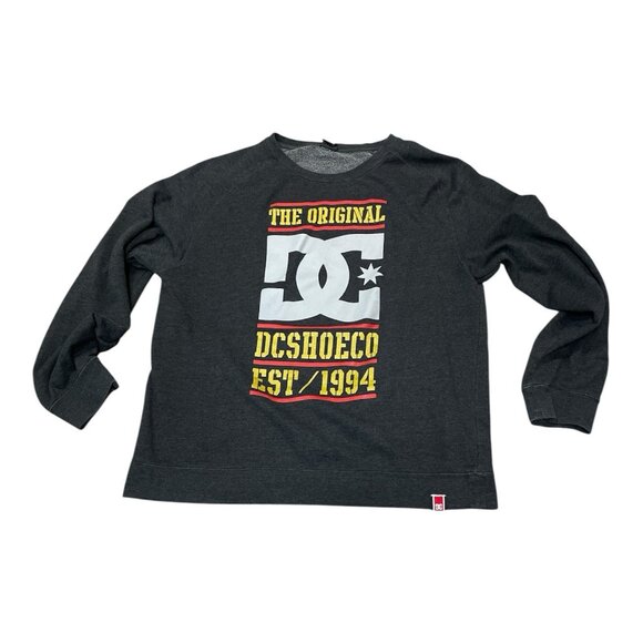 DC Shoes Sweatshirt Rob Dyrdek Skate Brand VTG Crewneck XL Skateboard Y2K shirt - Picture 1 of 3